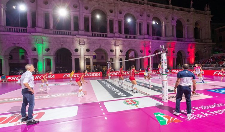 supercoppa italiana di volley 2020 piazza dei Signori Vicenza