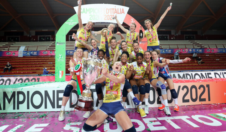 L'imoco volley Conegliano campione d'Italia 2020/2021