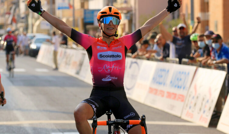 Giulia Giuliani vince la prima tappa del Giro delle Marche