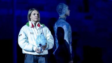 Arianna Fontana cerimonia di chiusura Olimpiadi di Milano Cortina 2026